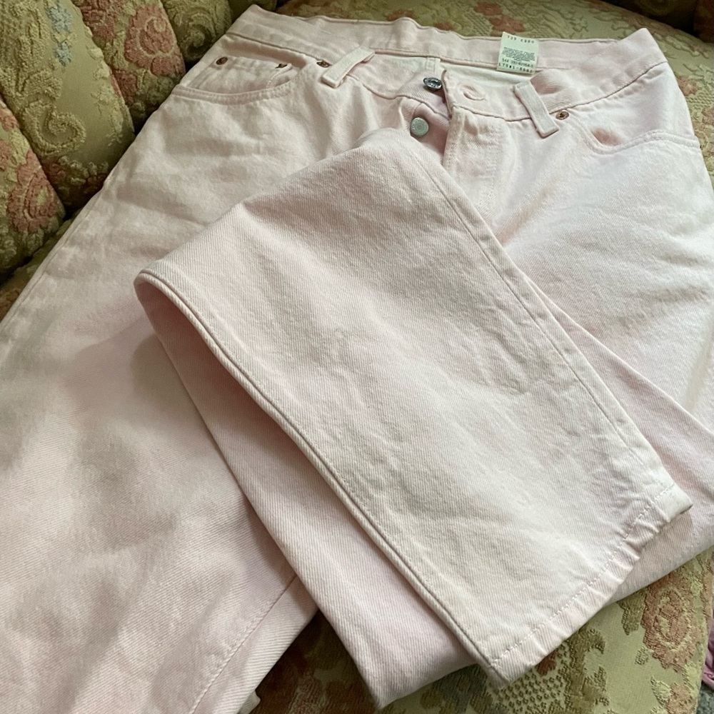 Levi's Vintage Made in USA 80s Women's Pink Jeans - Picture 7 of 7